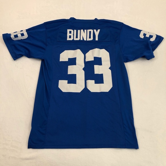 Married With Children Al Bundy Polk High #33 Headgear Classics Football Jersey L - Picture 5 of 6